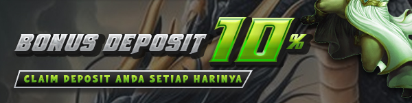 BONUS DEPOSIT HARIAN 10%